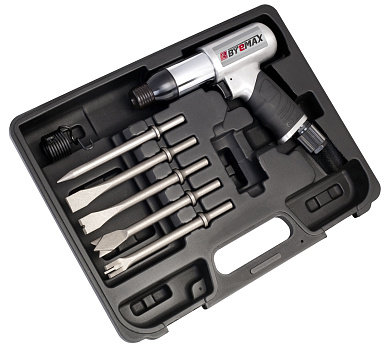 Зубильный молоток (пневмозубило) BM-103K  в наборе с зубилами