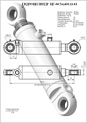 Гидроцилиндр ЦГ-80.56х400.11-01