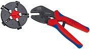 Обжимные клещи с магазином для смены плашек MultiCrimp® KNIPEX 97 33 02 KN-973302