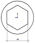 Головка торцевая PNG S12M32