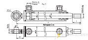 Гидроцилиндр МС40/25х250-3(4).15(444)