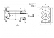 Гидроцилиндр ЦГ-125.56х165.65